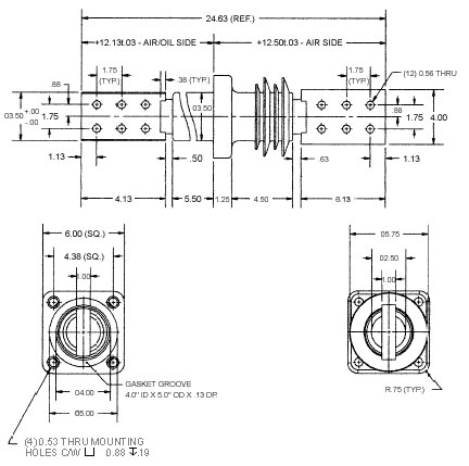 2000 Series Apparatus Bushings 5 kV, 60 kV BIL (Air/Air) 5 kV, 75 kV ...